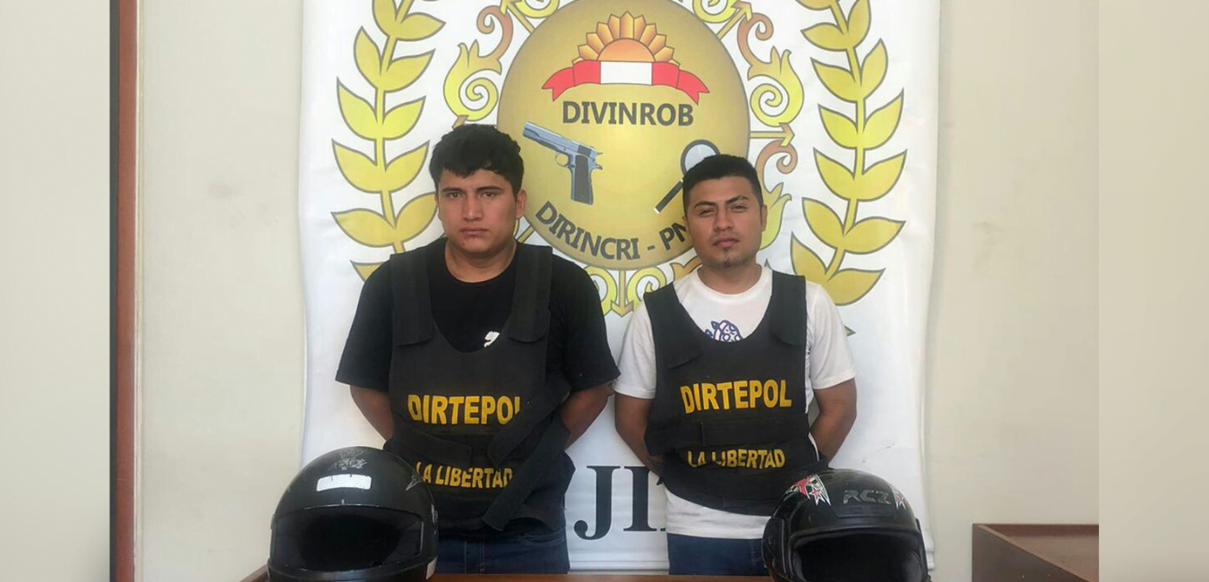 Trujillo: PNP captura a dos sujetos implicados en el asesinato de cambista de moneda