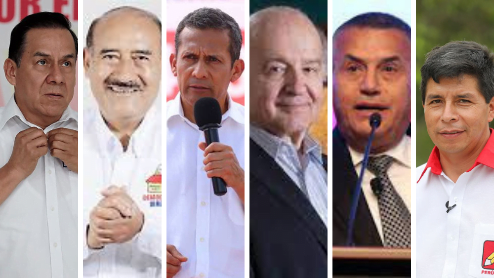 Candidatos presidenciales que participan hoy en el debate