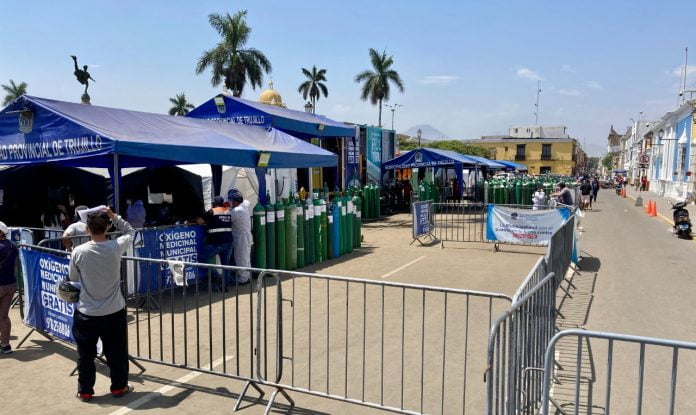 Trujillo: Se instala cámara de videovigilancia para identificar mafias del oxígeno