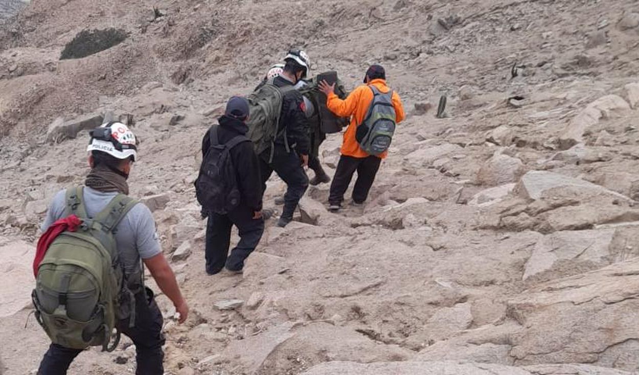 Trujillo: excursionistas fueron rescatados en Cerro Campana