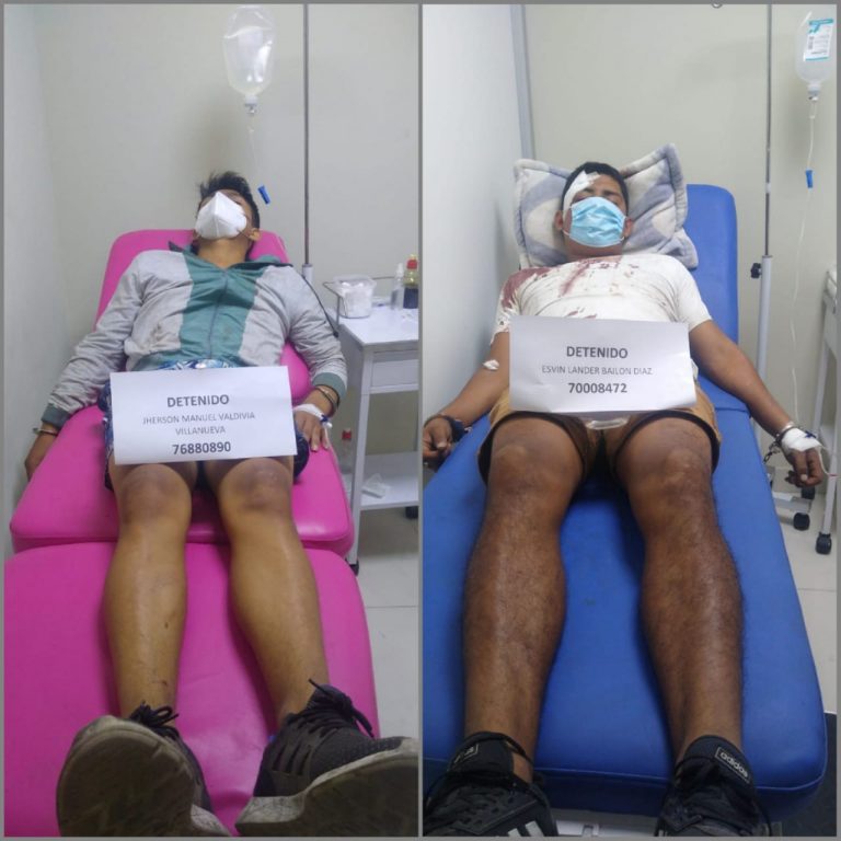 Trujillo: dos integrantes de la banda Los Secuaces de Laredo terminan lesionados por darse a la fuga