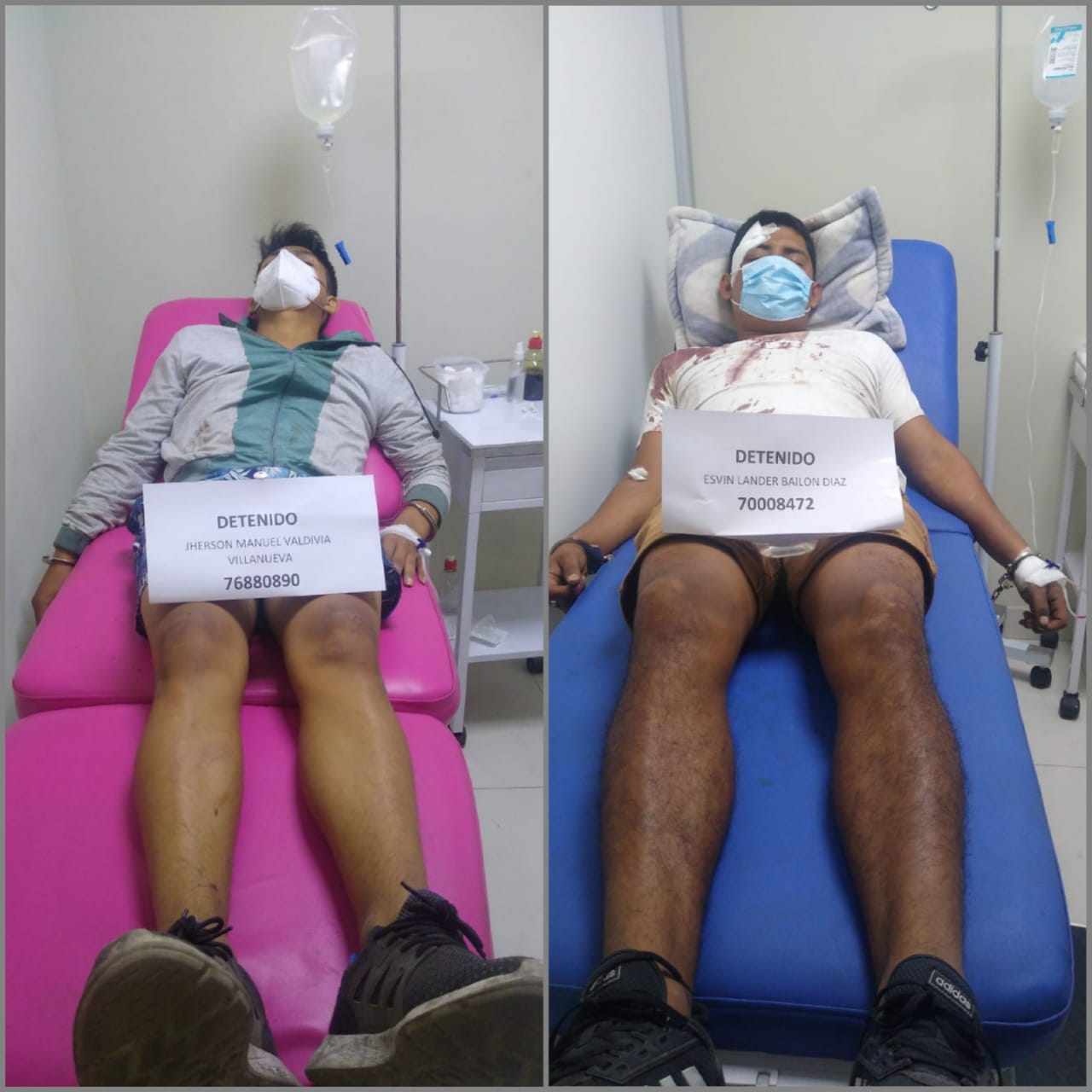 Trujillo: dos integrantes de la banda Los Secuaces de Laredo terminan lesionados por darse a la fuga