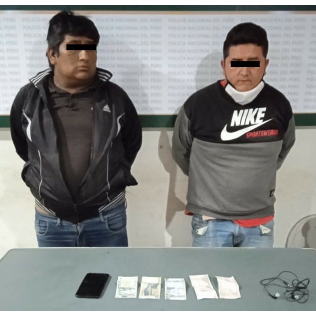 Intervienen a dos sujetos integrantes de la banda “Los Ticona” en el distrito La Esperanza