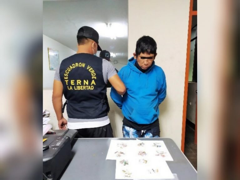 Trujillo: Policías intervienen a sujeto que comercializaba droga