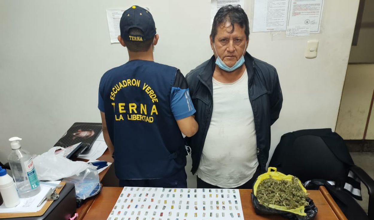 Trujillo: intervienen a sujeto que comercializaba droga en Laredo