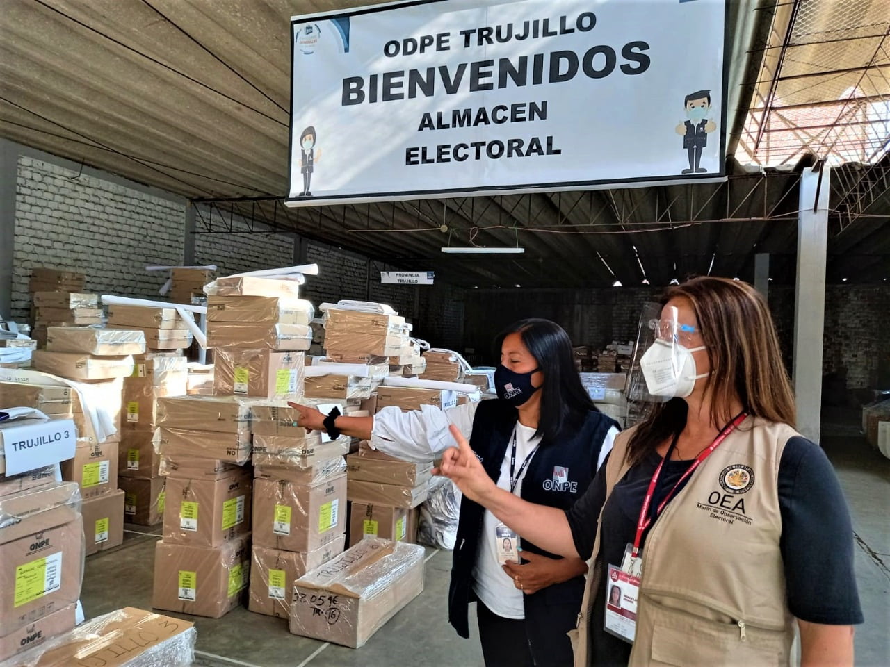 OEA arribó en Trujillo para observar el proceso de Elecciones Generales 2021