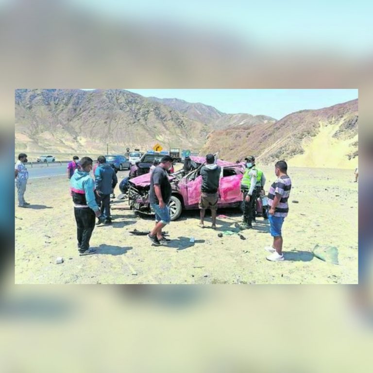 La libertad: Tres muertos y dos heridos en accidente de tránsito