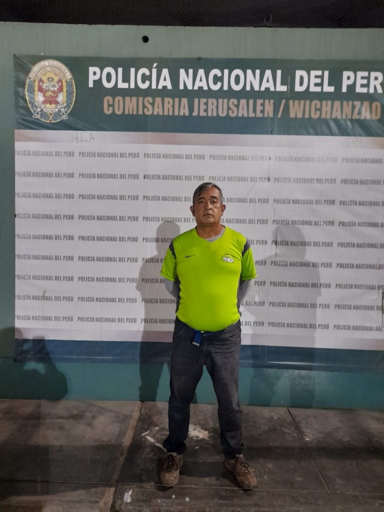 Trujillo: sujeto es intervenido por tocamientos indebidos a una menor