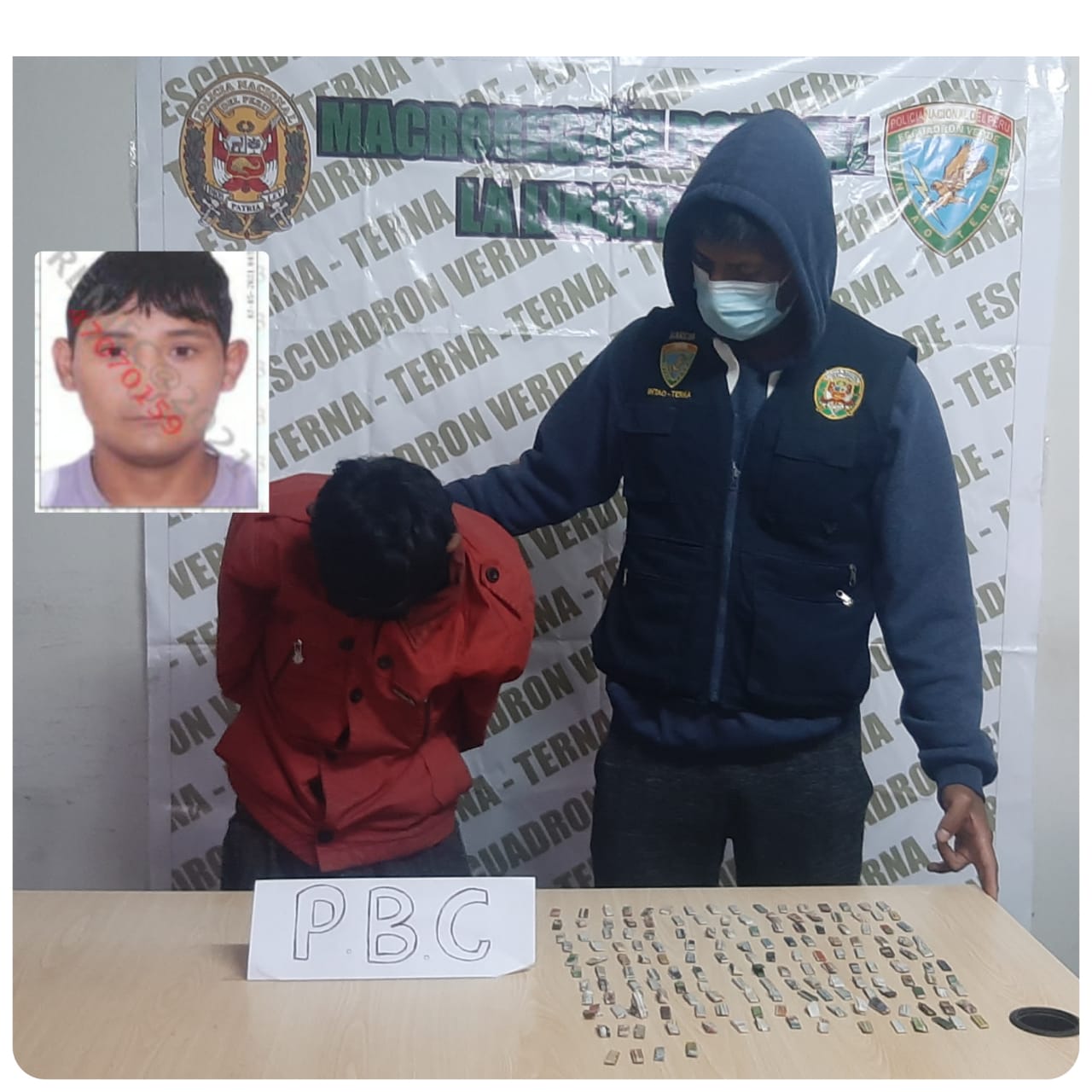 La Libertad: detienen a sujeto con 163 “ketes”