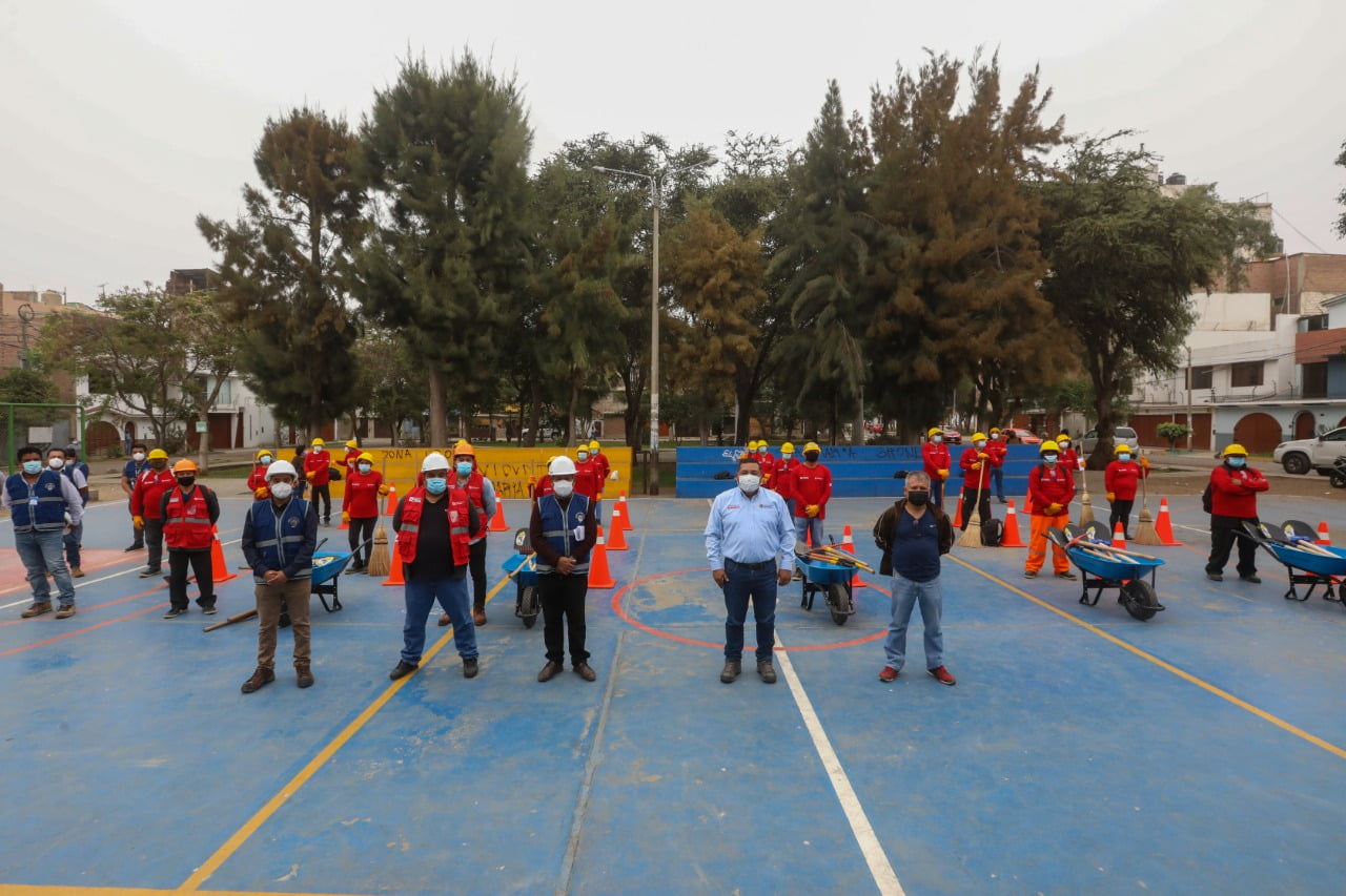 "Trabaja Perú": beneficia a más de 300 familias de Urb Santa María y las Casuarinas
