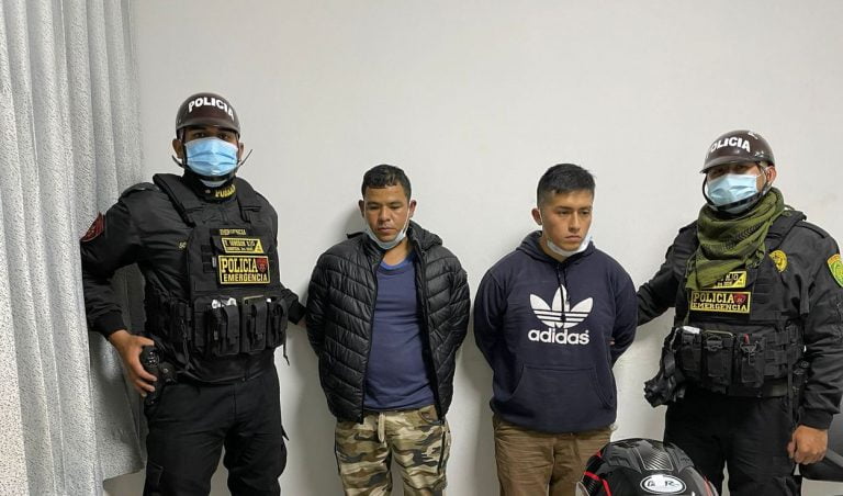 La Libertad: detienen a dos sujetos integrantes de la banda “Los Rápidos de Chicago”