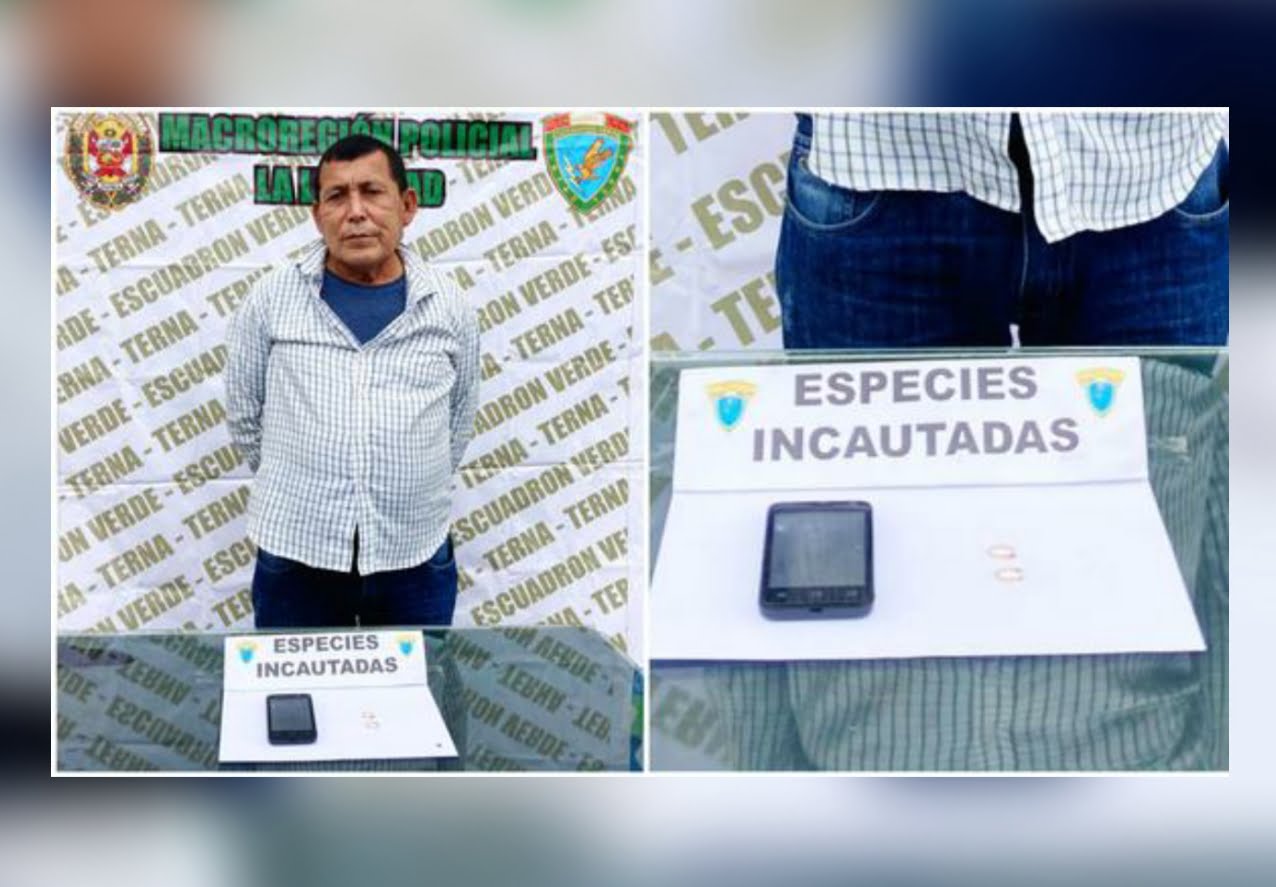 Trujillo: Policía captura a sujeto tras robar aretes de oro
