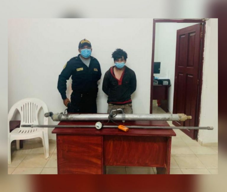 La Libertad: capturan a presunto integrante de una banda criminal dedicada a la extracción de mineral aurífero
