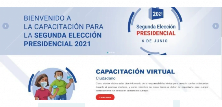 Electores, miembros de mesa y personeros pueden capacitarse en plataforma de la ONPE