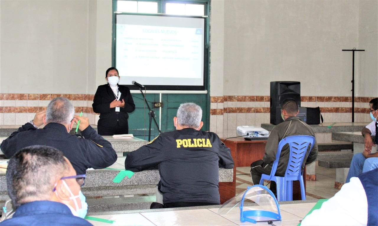 ODPE Trujillo coordina con las Fuerzas Armadas y la Policía la seguridad durante elecciones