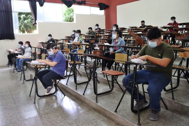Universidad Nacional de Trujillo realiza examen presencial con total normalidad