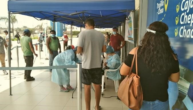 Más de 10 mil pruebas antígenas a bajo precio se aplican en Terrapuerto Trujillo
