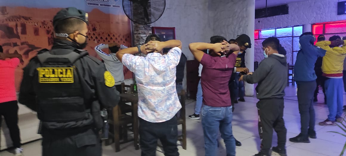 Trujillo: 60 covidiotas intervenidos por la Policía