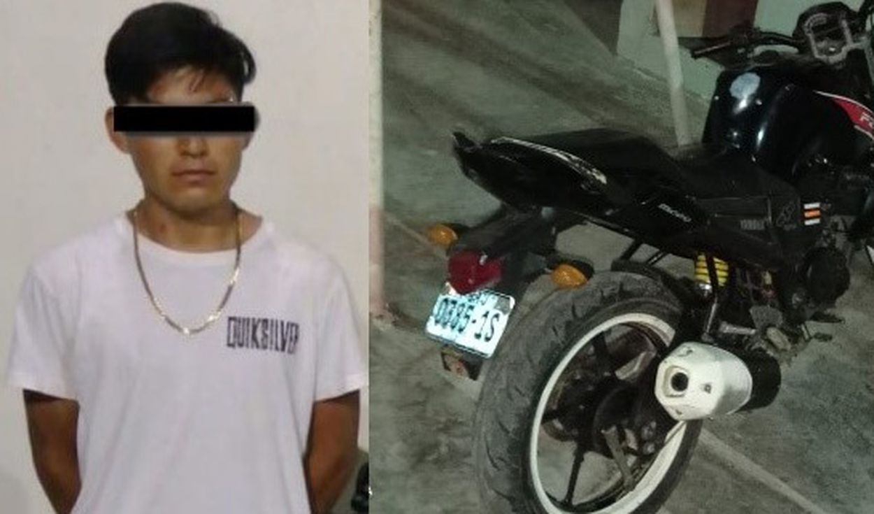 La libertad: detienen a sujetos con motocicleta robada