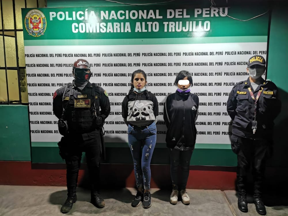 La Libertad: capturan a dos mujeres acusadas por robo agravado