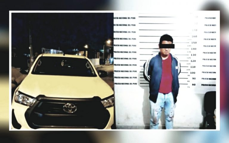 La Libertad: capturan a sujeto que robó auto y cinco mil soles