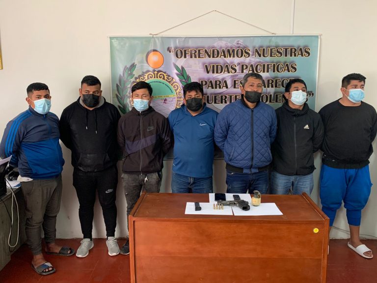 La Libertad: capturan a sujetos que pretendían invadir terrenos en Huanchaco