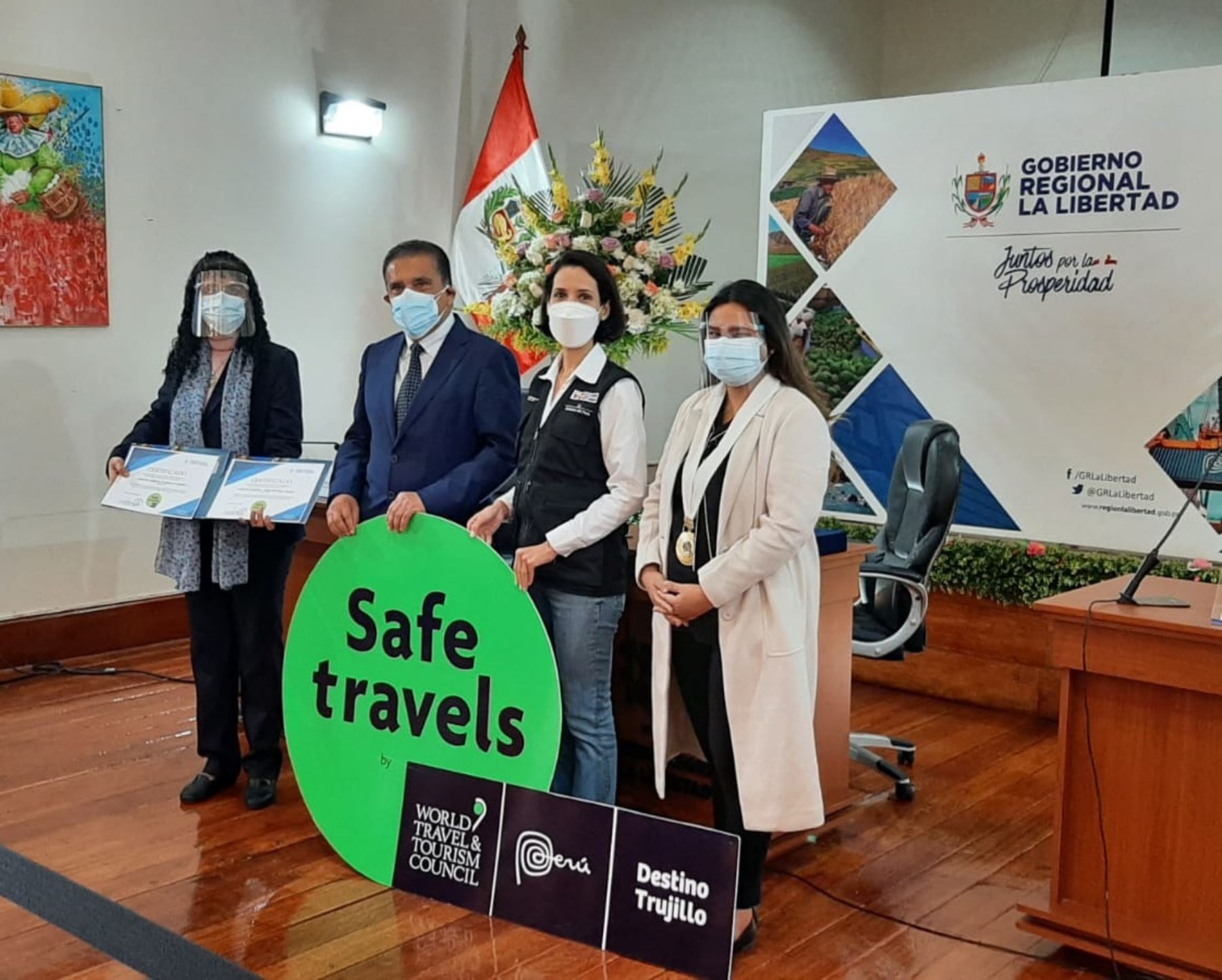 Trujillo: 15 destinos turísticos recibieron el Sello Safe Travels
