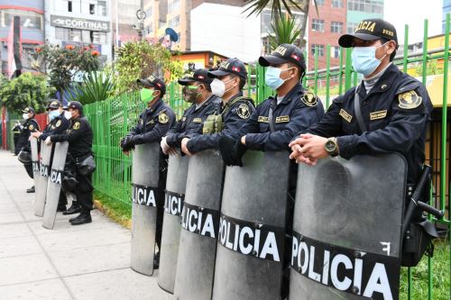 Mininter: más de 3 000 policías reforzaran seguridad ante movilizaciones