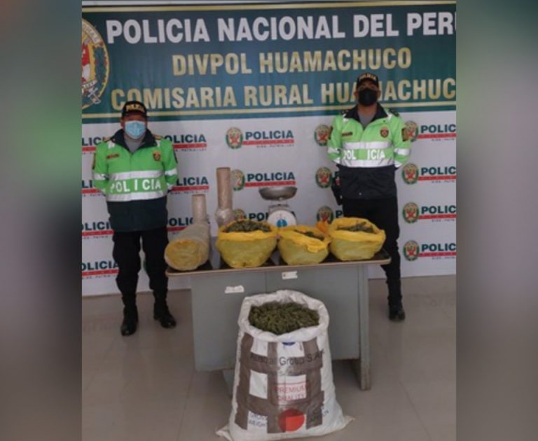 La Libertad: intervienen una vivienda donde se encontró 12 kilos de marihuana