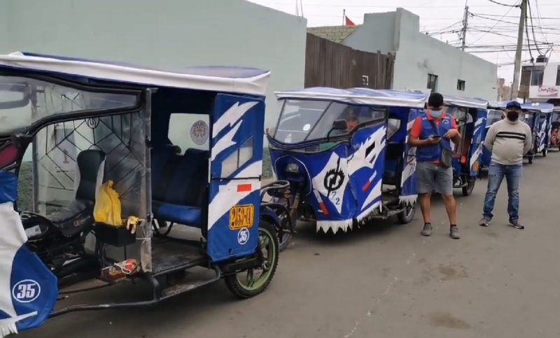 Trujillo: mototaxistas reclaman por trabajadores informales en Florencia de Mora