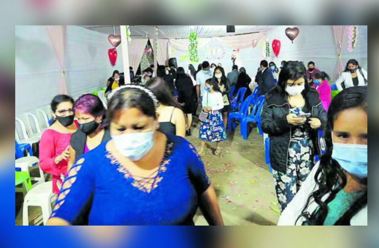 La Libertad: militares intervienen a 180 personas en un matrimonio