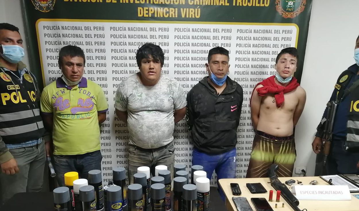 La Libertad: capturan a presuntos asaltantes de tráiler en Virú