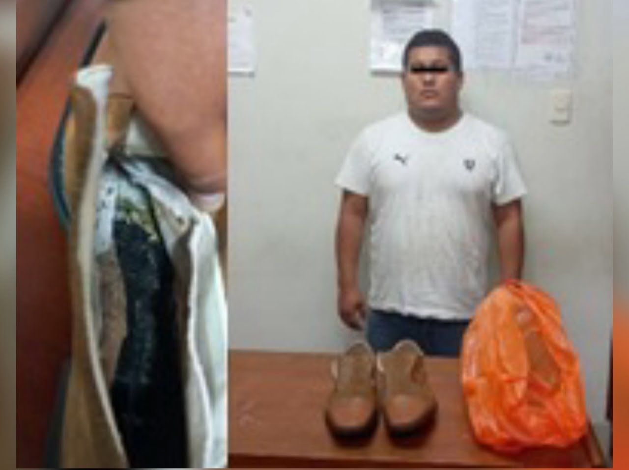 Trujillo: intervienen a sujeto con marihuana camuflada en un par de zapatos