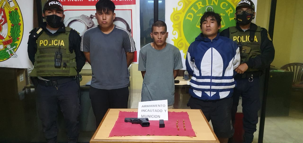 La Libertad: intervienen a tres sujetos acusados de intento de homicidio
