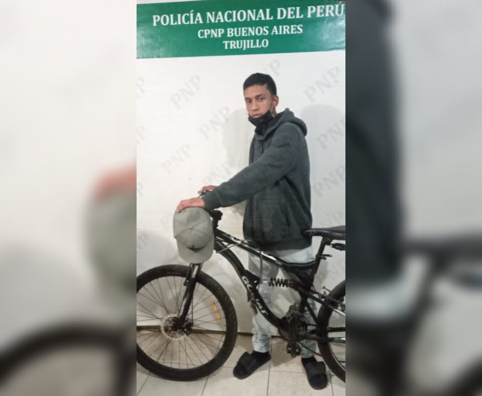 La Libertad: detienen a sujeto acusado de robar una bicicleta