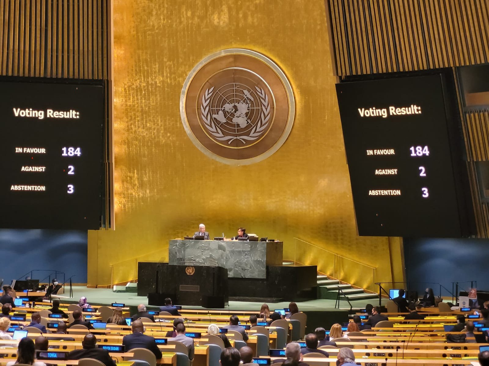 Asamblea General de ONU aprueba con 184 votos resolución contra el bloqueo a Cuba