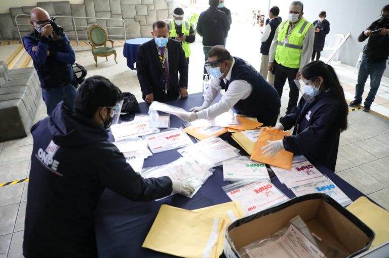 ONPE: En última etapa se encuentra procesamiento de Segunda Elección Presidencial