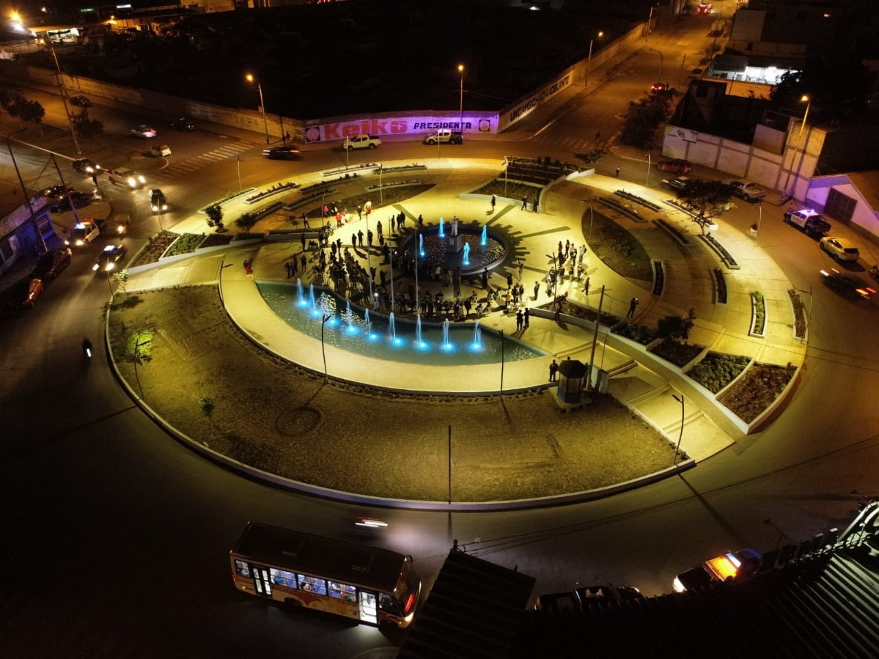 MPT mejora iluminación del óvalo La Rinconada