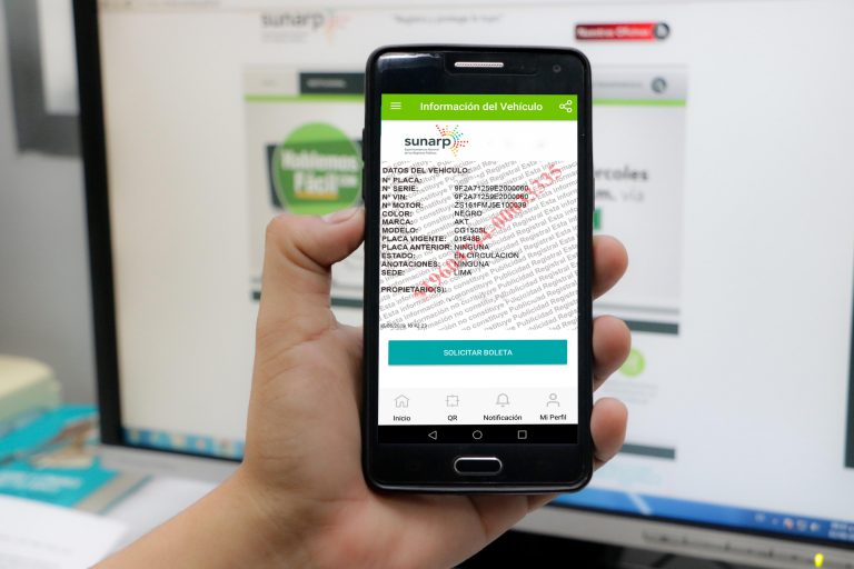 Servicio gratuito de Consulta Vehicular de la Sunarp contribuye con la prevención de robos y estafas