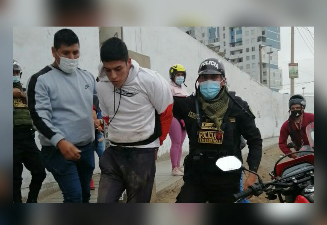 Trujillo: dos asaltantes fueron detenidos luego de robar mil soles