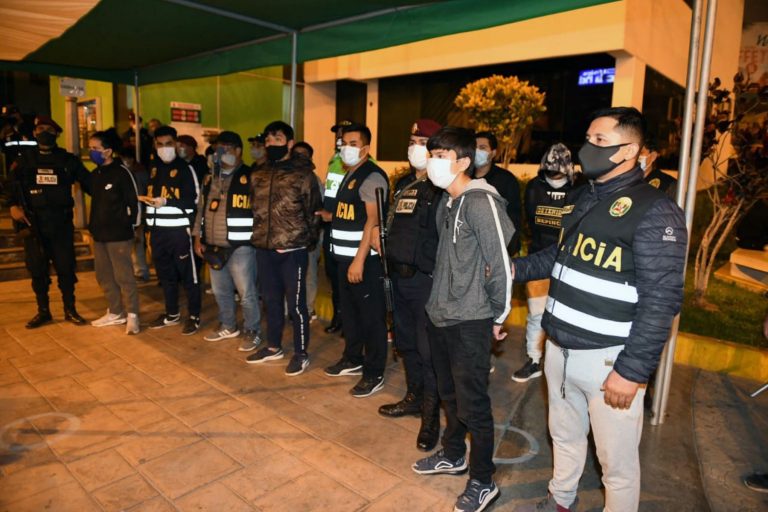 Policía liberteña retiene a 11 menores en los primeros días de julio