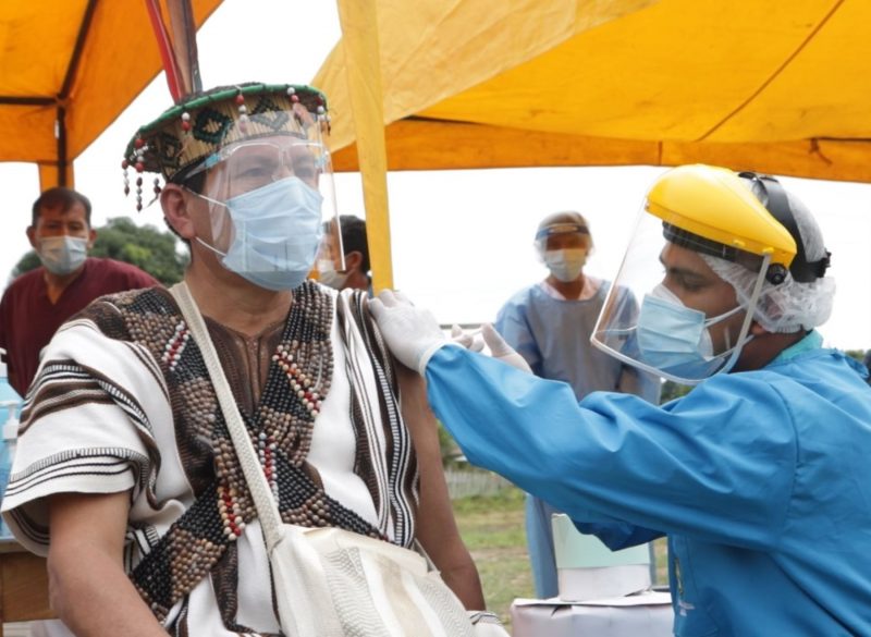 Huanuco: se inicia vacunación para pueblos indigenas amazónicos