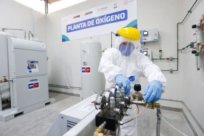 306 plantas de oxígeno en todo el país ante  posible tercera ola