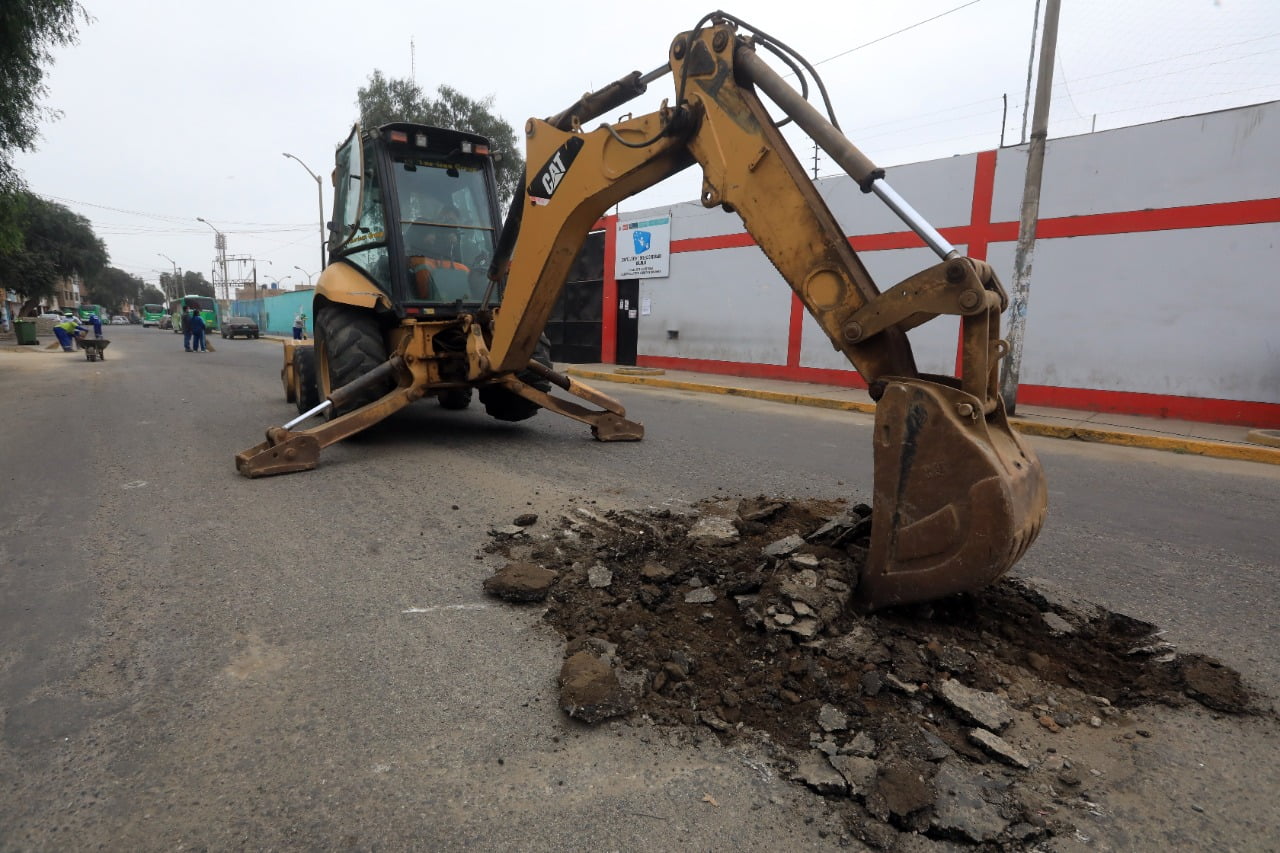 MPT parchará vía de la Urb. Chicago afectada por El Niño Costero en el 2017
