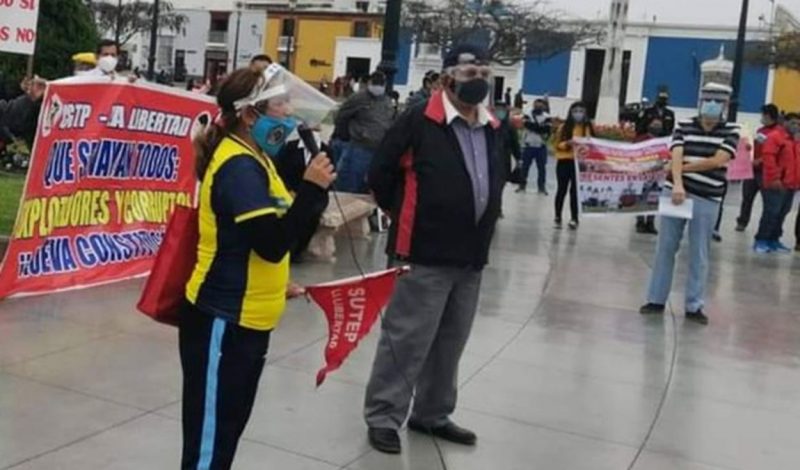 La Libertad: sindicalista del Sutep apoya prouestas educativas de Pedro Castillo