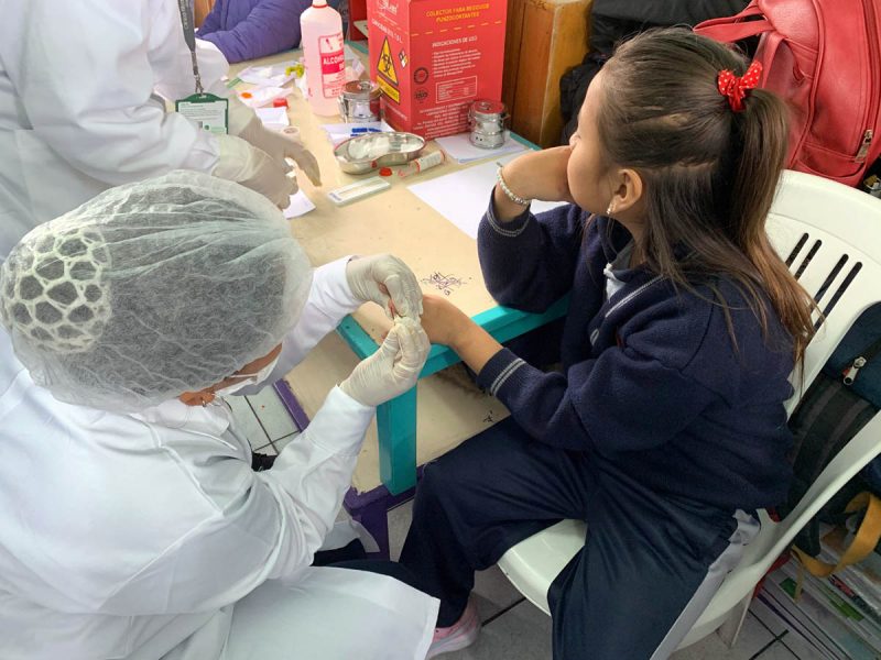 Trujillo: campaña anti anemia en El Milagro beneficia a más de 200 niños