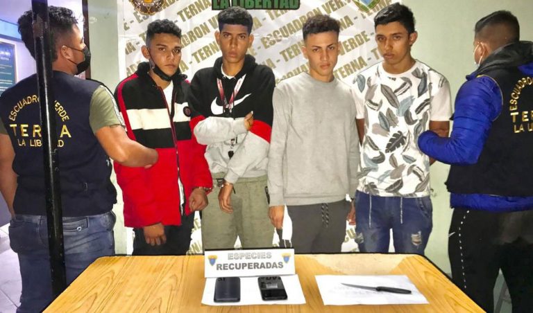 La Libertad: capturan a cuatro presuntos integrantes de “Los Chamos de Santo dominguito”