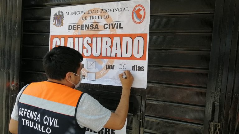 Trujillo: infraccionan a 13 negocios por incumplir con las medidas de seguridad