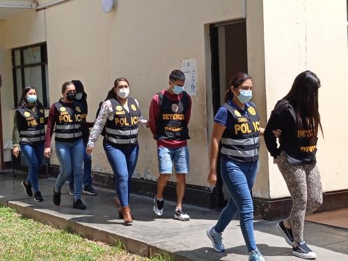 La Libertad: autoridades detienen a ocho presuntos integrantes de organización criminal