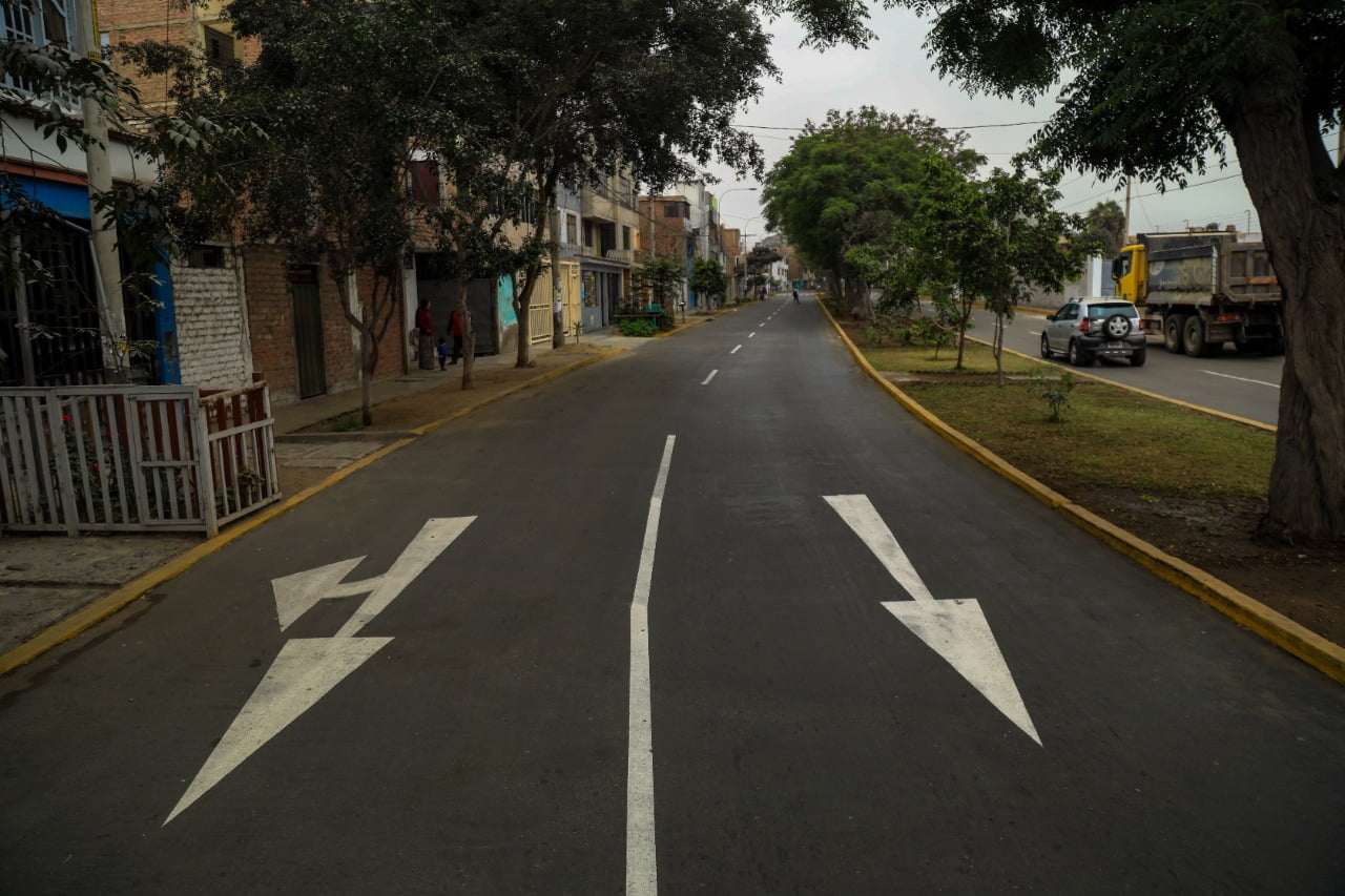 500 familias son beneficiadas con mejora de Av. Honorio Delgado